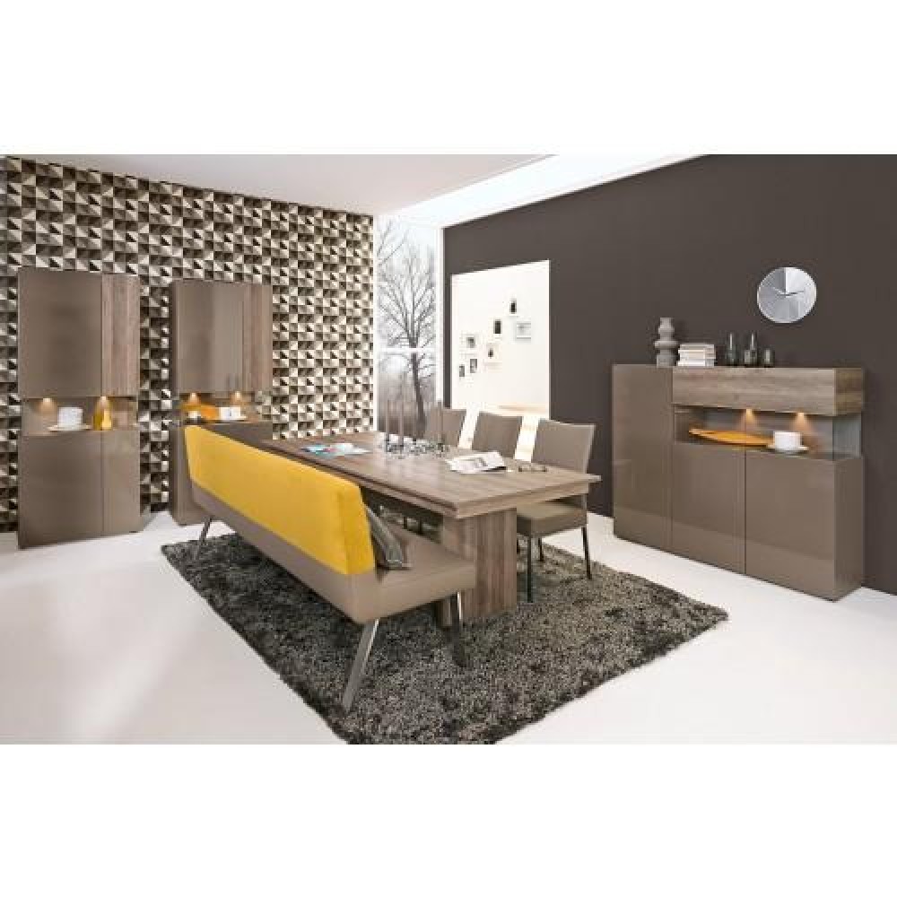 Витрина Arte-M Beam W (Cubanit/Cubanit HG/Eiche dunkel HN) 424 1265