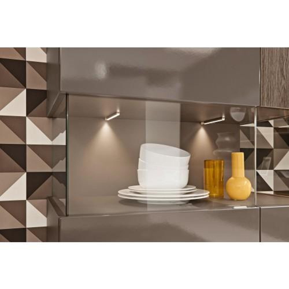 Витрина Arte-M Beam W (Weiss/Weiss HG/Eiche Sand HN) 427 1262