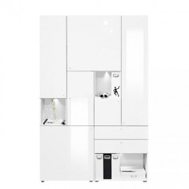 Витрина Arte-M Carry (white/white HG) 237 7257
