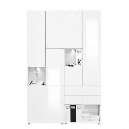 Витрина Arte-M Carry (white/white HG) 237 7257