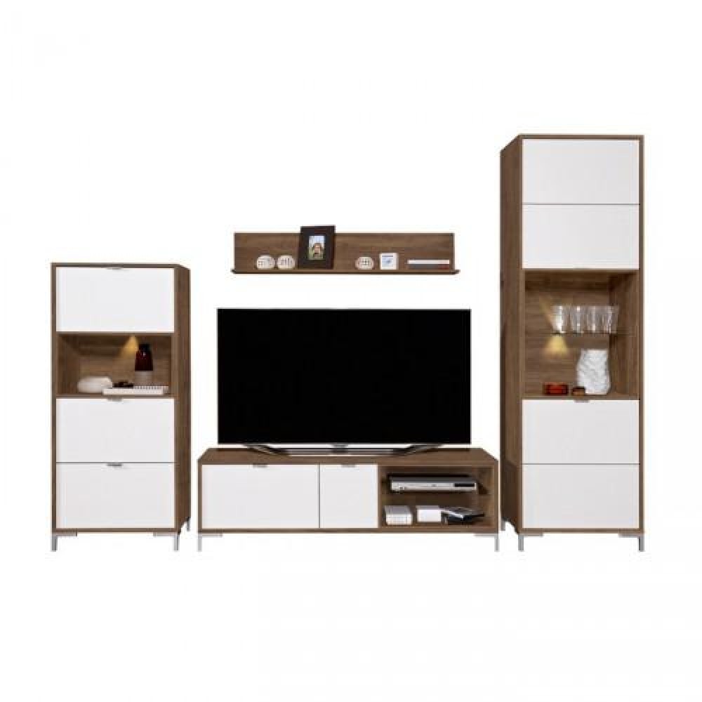 Витрина Arte-M Pool (terra walnut HN/white) 741 1207