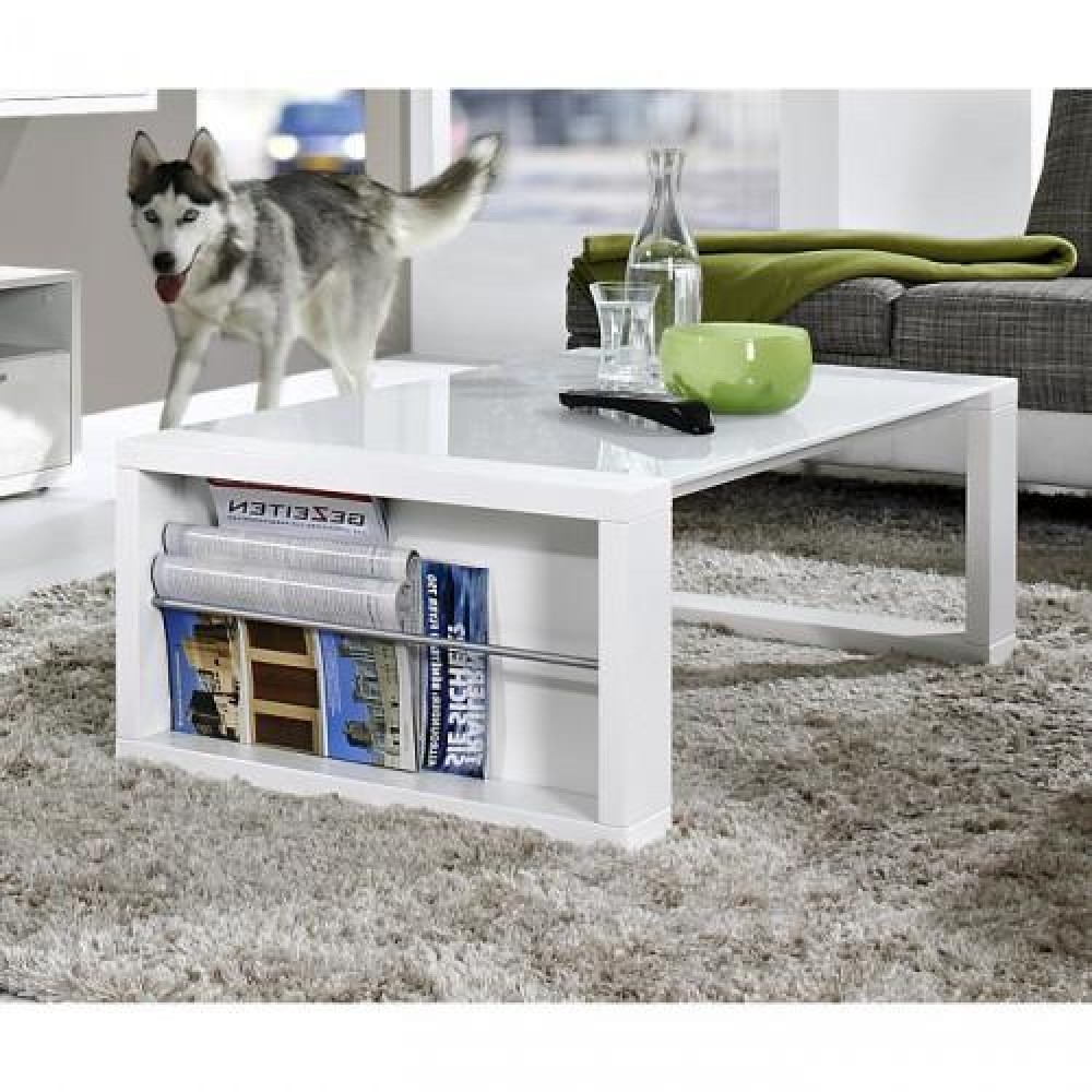 Журнальный стол Arte-M Game Plus (white/glass pure white) 347 1807