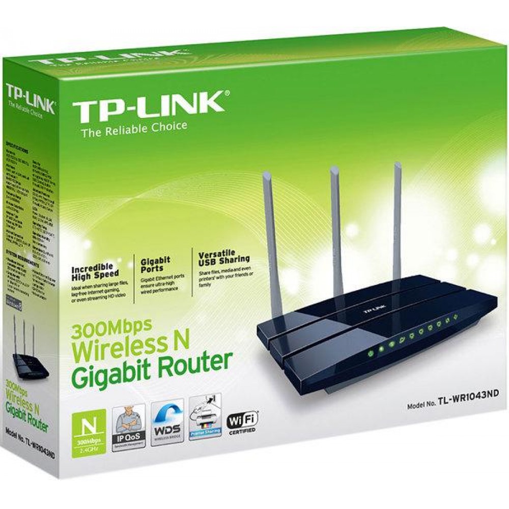 Беспроводной маршрутизатор TP-Link TL-WR1043ND