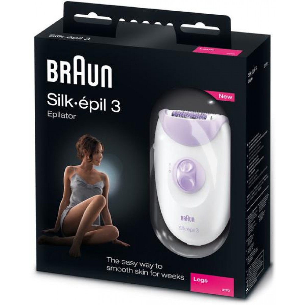Эпилятор BRAUN SE 3170 White/Purple