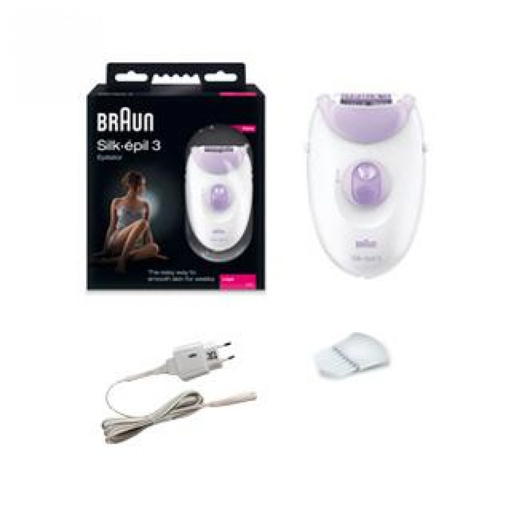 Эпилятор BRAUN SE 3170 White/Purple