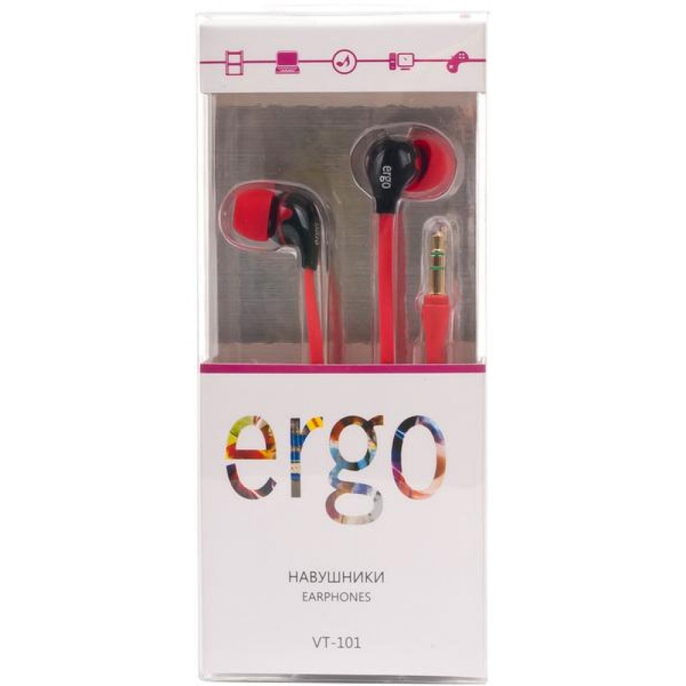 Наушники Ergo VT-101 Red