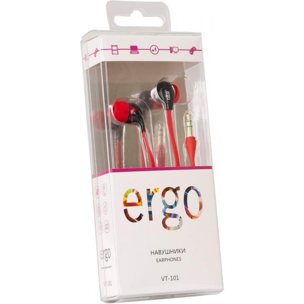 Наушники Ergo VT-101 Red