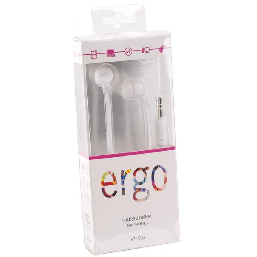 Наушники Ergo VT-901 White
