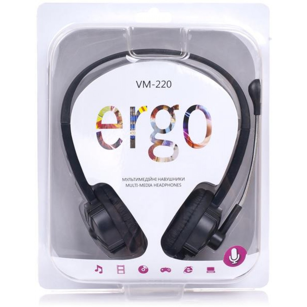 Наушники Ergo VM-220 Black