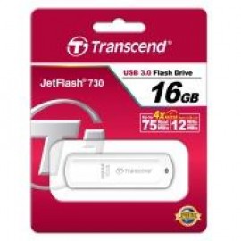 Flash Drive Transcend JetFlash 730 16 GB USB 3.0 White