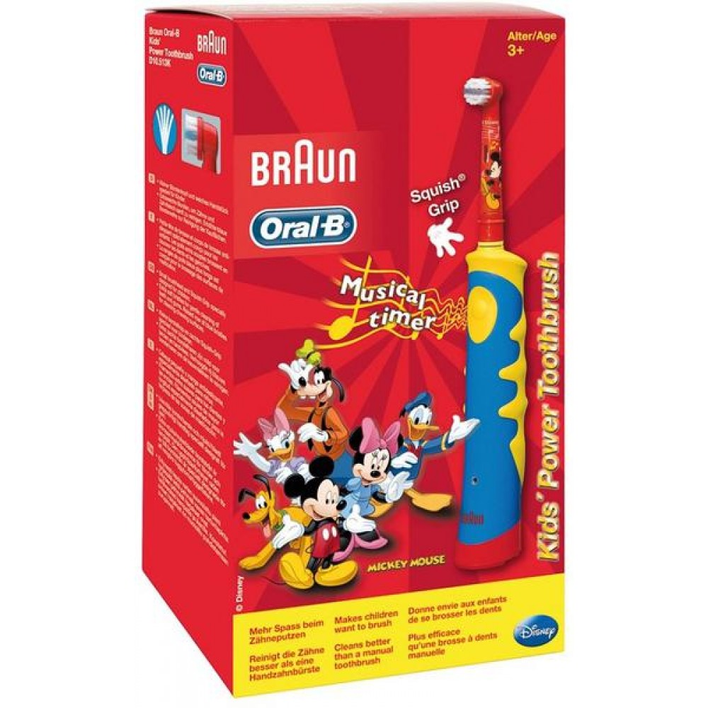 Зубная электрощетка Braun Oral-B Mickey Stages D10.513