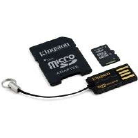 Карта памяти Kingston microSDHC 32 GB (+ SD адаптер, USB миникардридер)