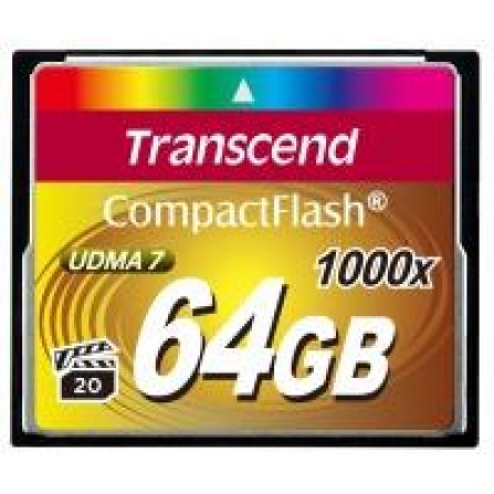 Карта памяти Transcend Compact Flash 64 GB (1000X)