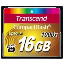 Карта памяти Transcend Compact Flash 16 GB (1000X)