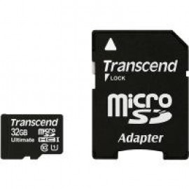 Карта памяти Transcend microSDHC 32 GB Class 10 UHS-I Ultimate (X600) (+ адаптер)