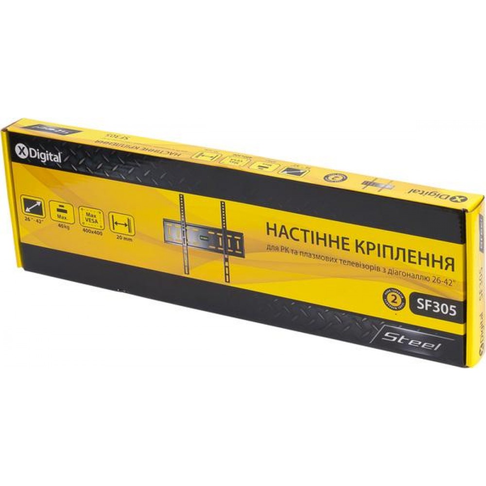 Кронштейн настенный X-Digital STEEL SF305 Black