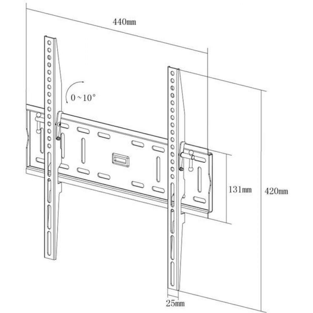 Кронштейн настенный X-Digital STEEL ST315 Black