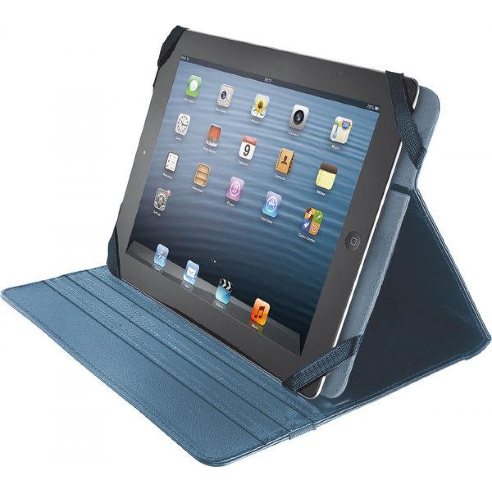 Чехол с подставкой Trust Universal Folio Stand for 10" tablets Blue