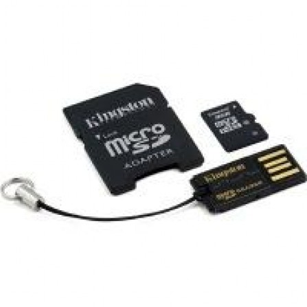 Карта памяти Kingston microSDHC 8 GB Class 10 (+ SD adapter + USB reader)