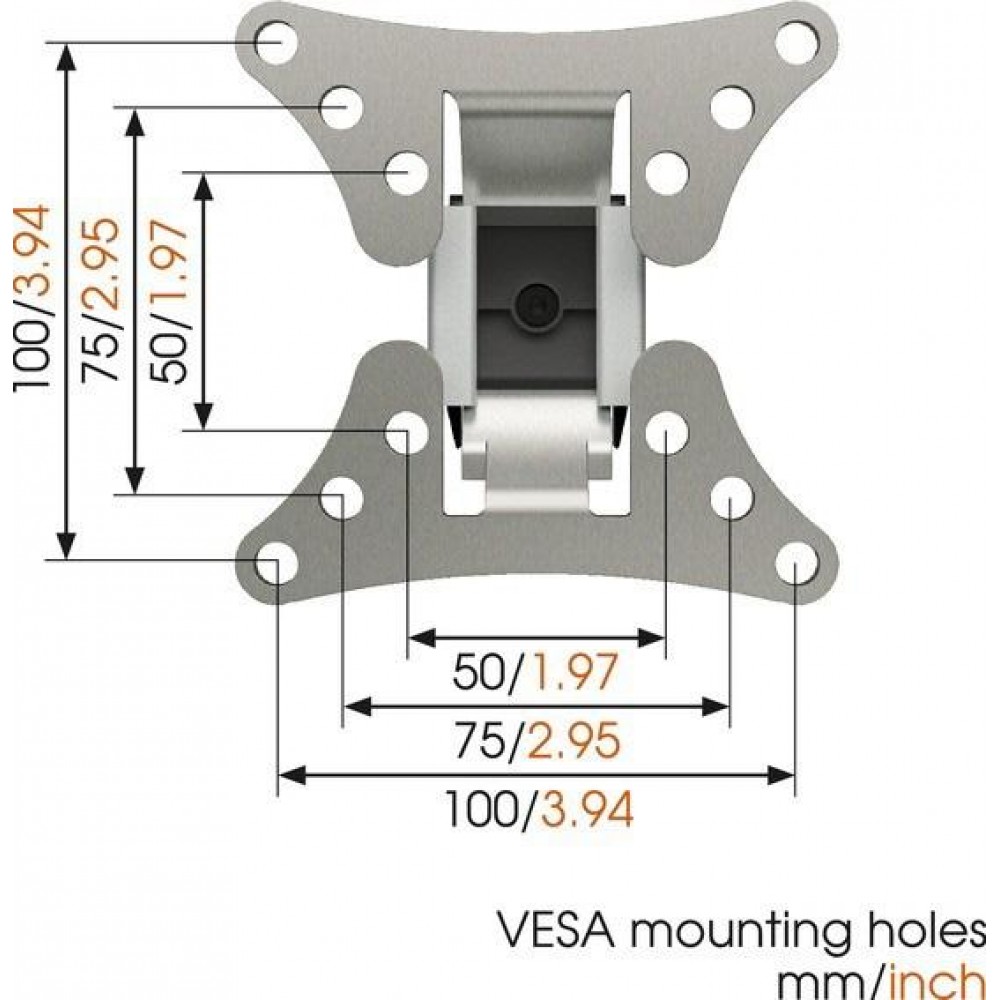 Кронштейн настенный Vogels Wall 1020 Silver