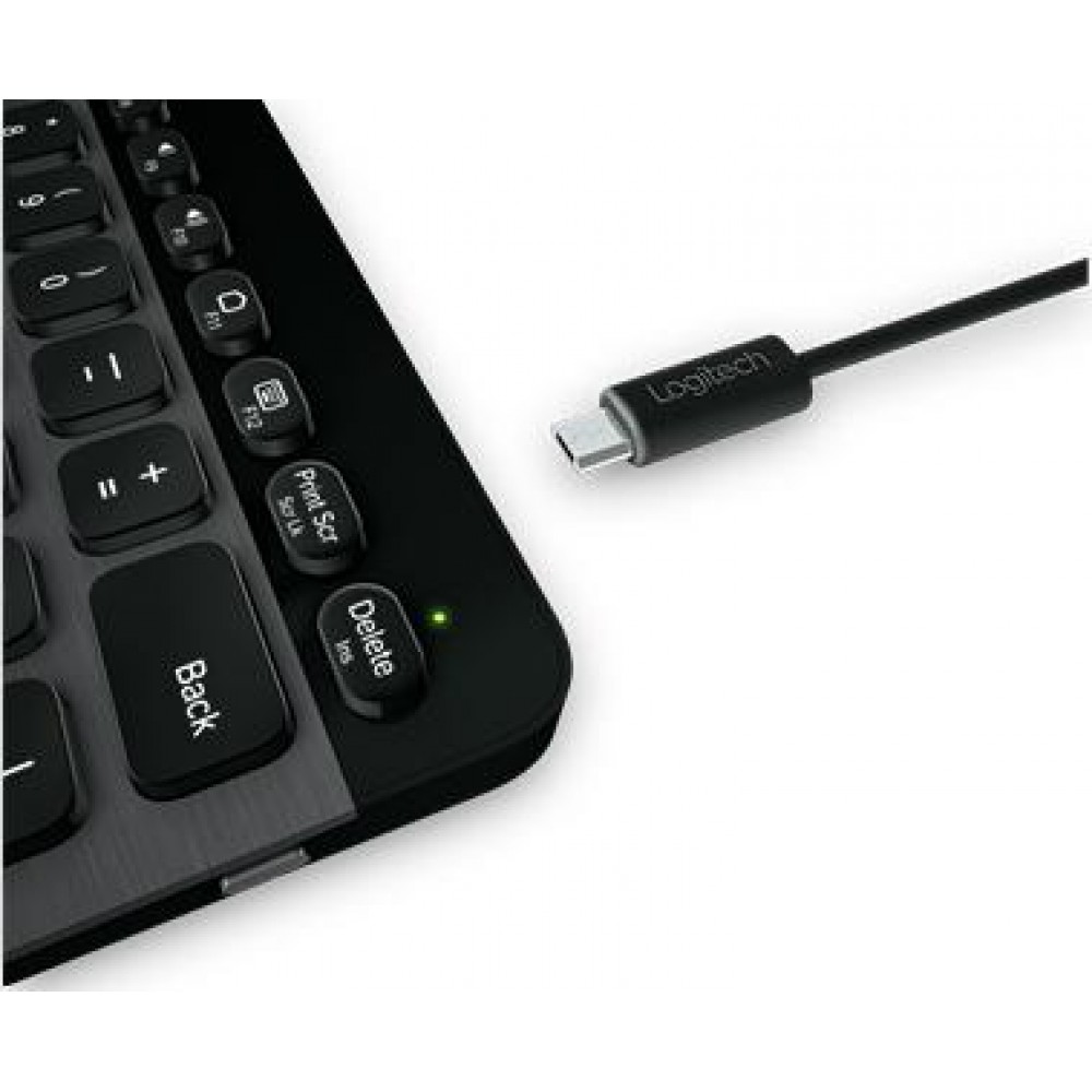Клавиатура Logitech Bluetooth Illuminated K810 Black (920-004322)