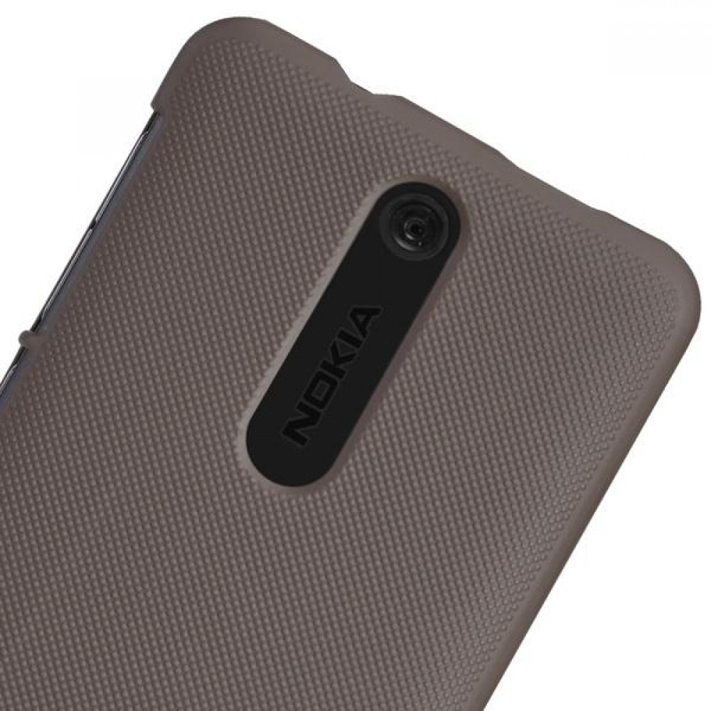 Чехол Nillkin Nokia Asha 501 - Super Frosted Shield Brown