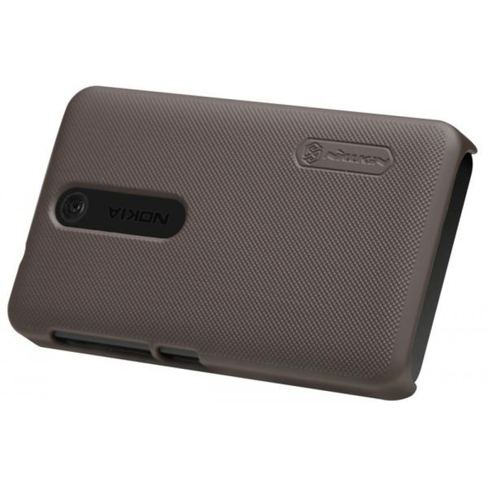 Чехол Nillkin Nokia Asha 501 - Super Frosted Shield Brown