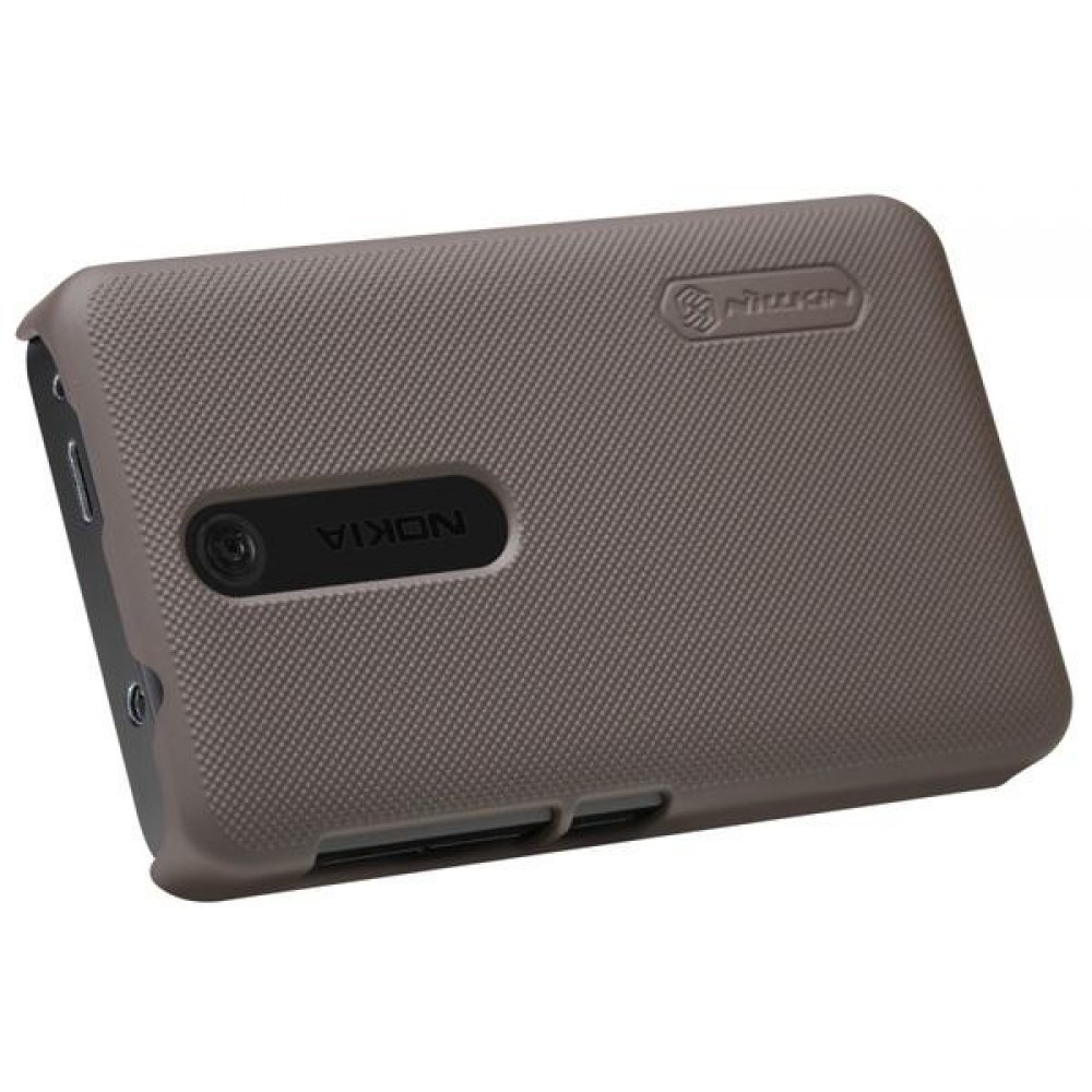 Чехол Nillkin Nokia Asha 501 - Super Frosted Shield Brown