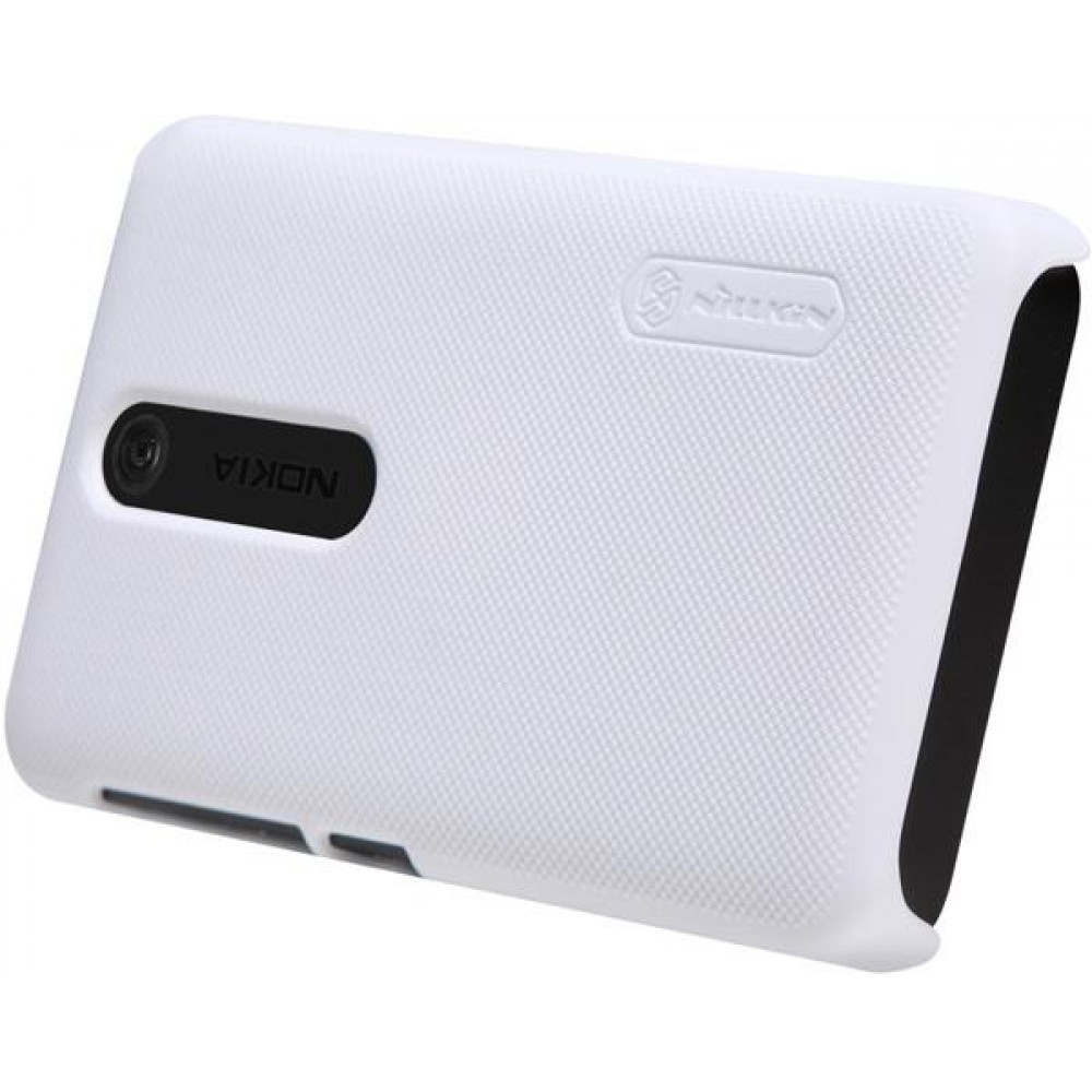 Чехол Nillkin Nokia Asha 501 - Super Frosted Shield White