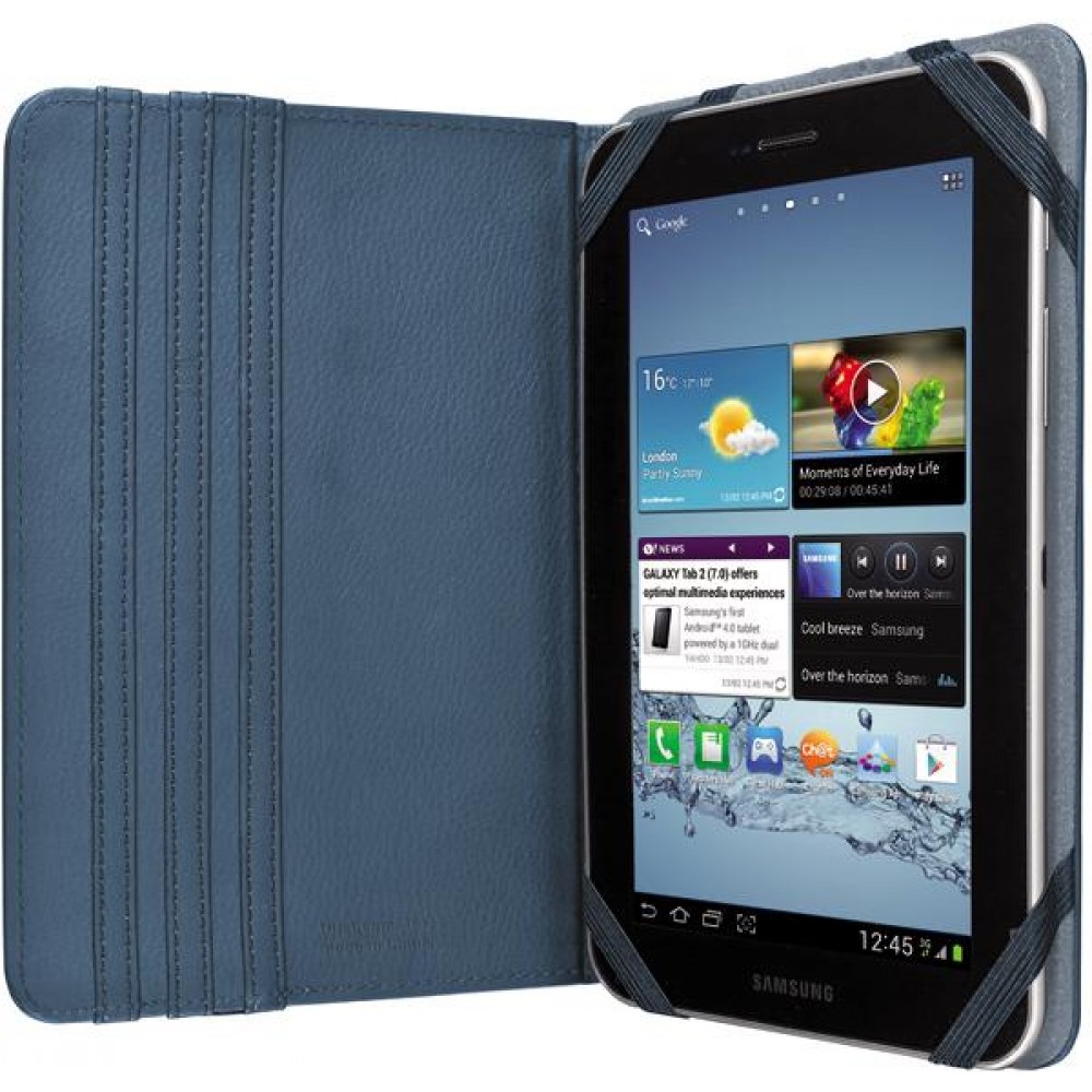 Чехол с подставкой Trust Universal 7-8" Folio Stand for tablets Blue