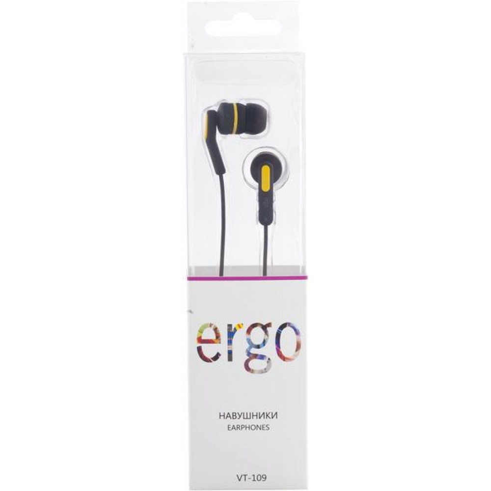 Наушники Ergo VT-109 Yellow