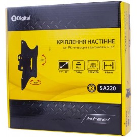Кронштейн настенный X-Digital STEEL SA220 Black