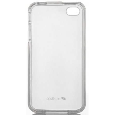 Чехол Melkco iPhone 4/4S Poly Jacket TPU Transparent