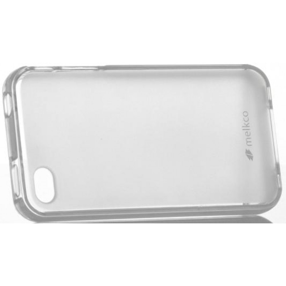 Чехол Melkco iPhone 4/4S Poly Jacket TPU Transparent