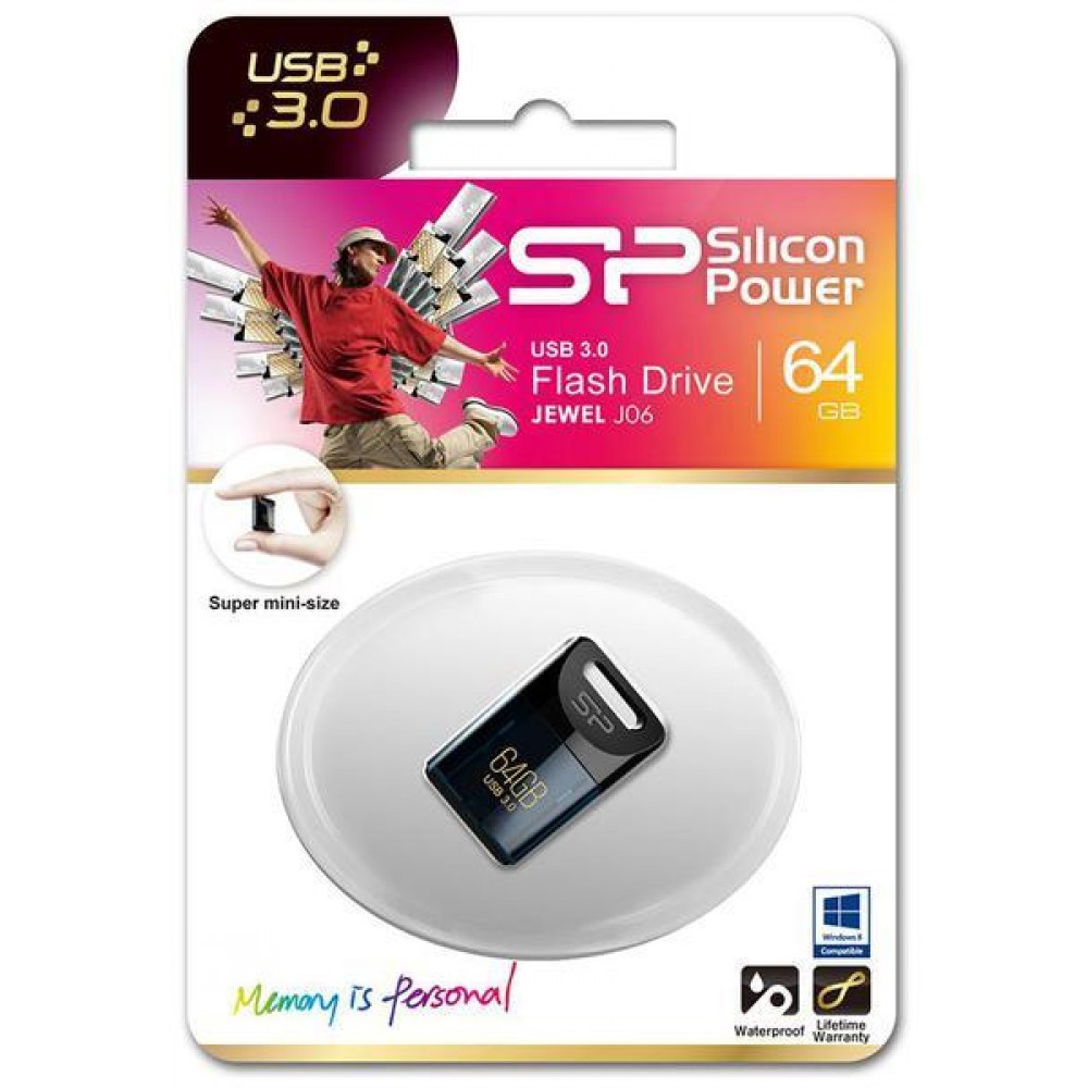 Flash Drive Silicon Power Jewel J06 16 GB USB 3.0 Deep Blue