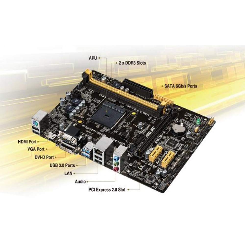 Материнская плата Asus sAM1 AM1M-A