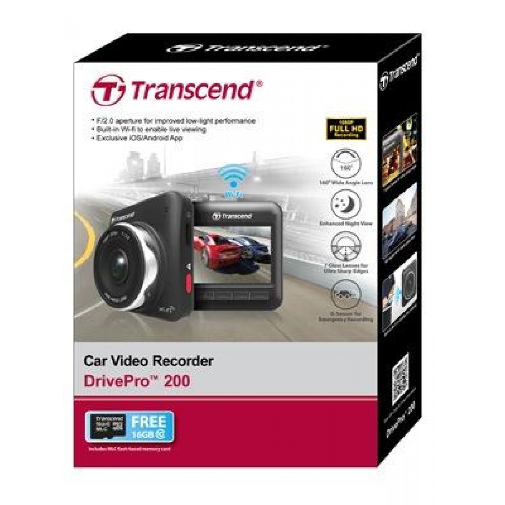 Видеорегистратор Transcend DrivePro DP200