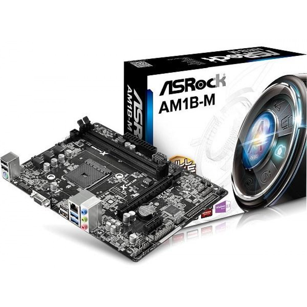 Материнская плата ASROCK sAM1 with CPU AM1B-M
