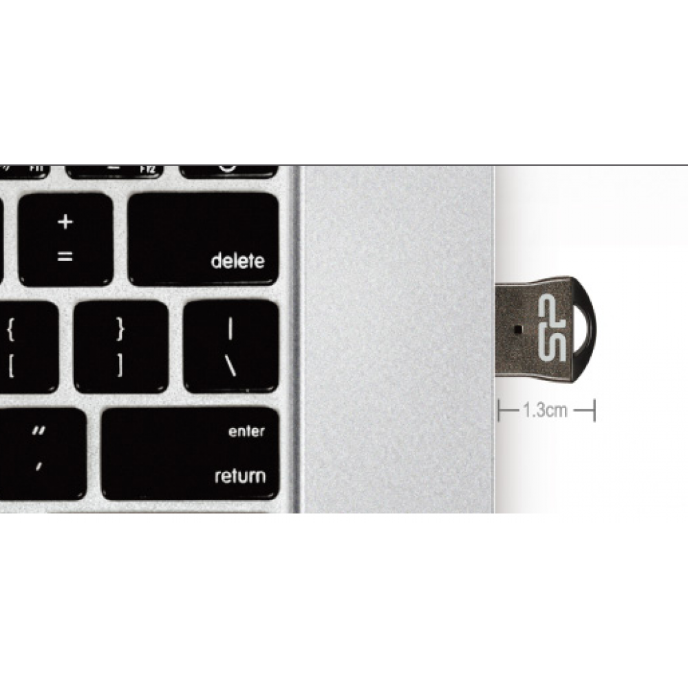 Flash Drive Silicon Power Touch T01 4 GB Black, no chain