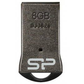 Flash Drive Silicon Power Touch T01 8 GB Black, no chain