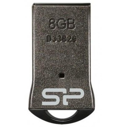 Flash Drive Silicon Power Touch T01 8 GB Black, no chain