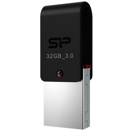 Flash Drive Silicon Power Mobile X31 32 GB USB 3.0, OTG, Black