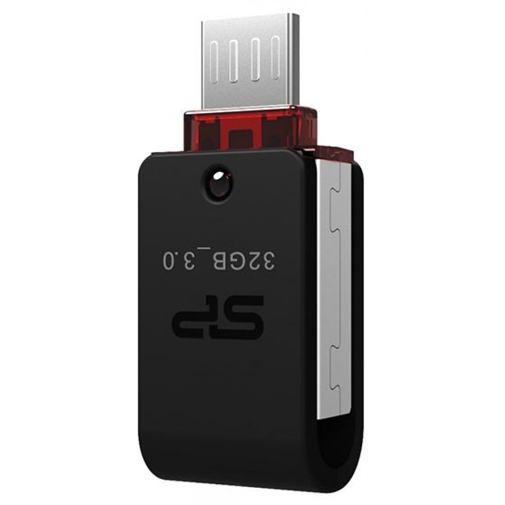 Flash Drive Silicon Power Mobile X31 32 GB USB 3.0, OTG, Black