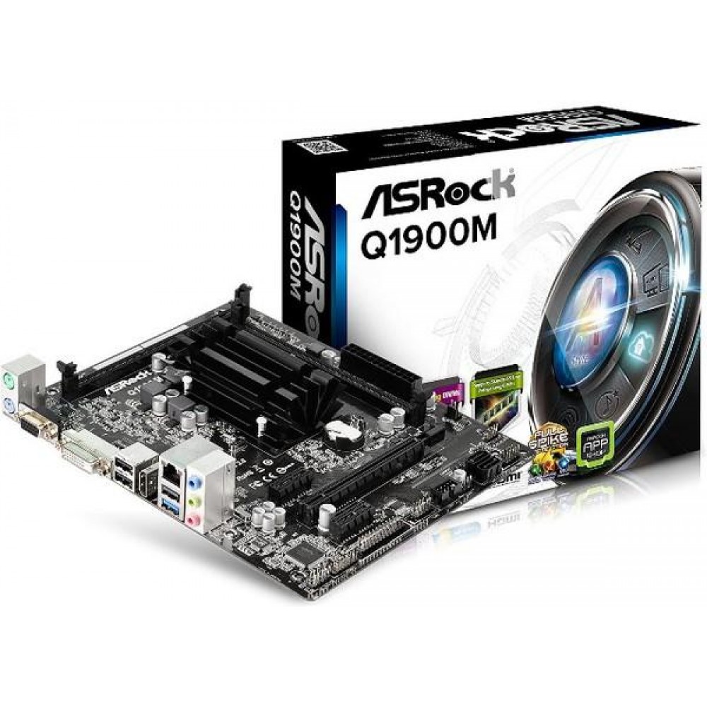Материнская плата Asrock Intel Bay Trail-D CPU (Intel J1900 (2.0) Q1900M
