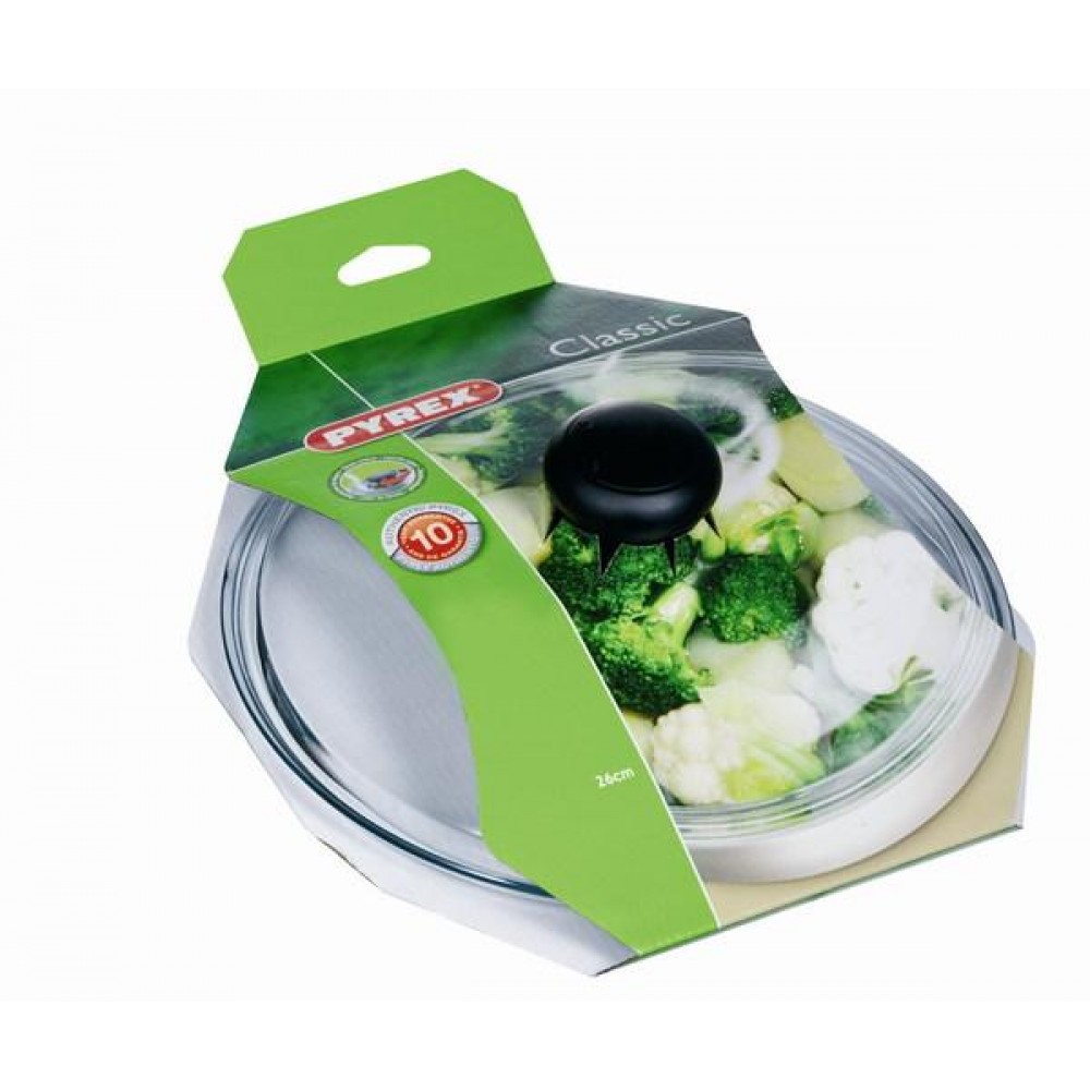 Крышка PYREX BOMBE 26 см, с кнопкой
