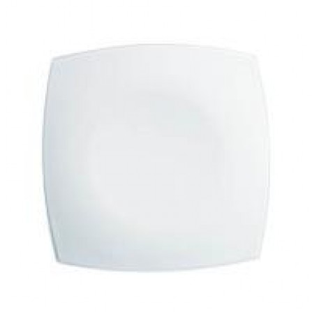 Тарелка Luminarc QUADRATO white /190мм/дес.