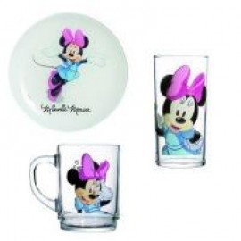 Набор Luminarc DISNEY MINNIE COLORS 3 предмета короб. детский