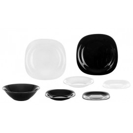 Сервиз столовый LUMINARC CARINE BLACK&WHITE, 19 предметов