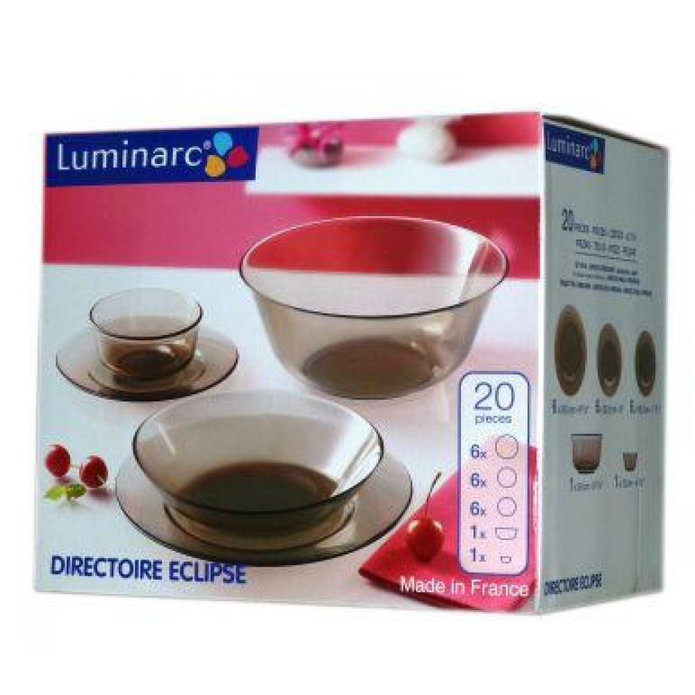 Сервиз столовый LUMINARC DIRECTOIRE ECLIPSE, 20 предметов