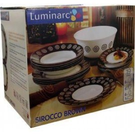 Сервиз Luminarc SIROCCO BROWN, 19 предметов